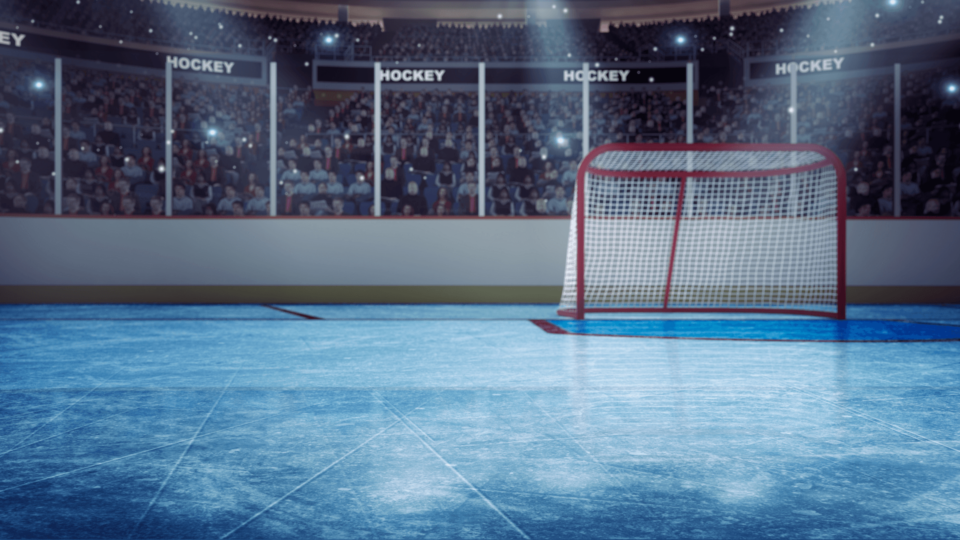 Hockey rink background